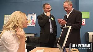 fucking the new secretaries in the office after hours