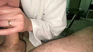 Maid Sucks Client’s Big Dick in Hotel Room! What a Wild Oral Mess!