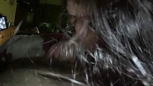 While my husband works, the neighbor comes over to satisfy me with his attention