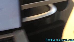 reality teen lesbians finger and lick vaginas in pov masturbation session