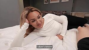 Step-brother and step-sister explore new sexual territory in family taboo part 1.