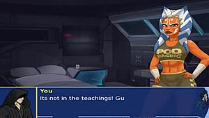 Star Wars Orange Trainer Cosplay Bang