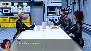 Explore the anime hentai adventures in Through Spacetime 3