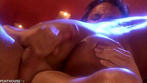 Penthousegold com - Glamorous ebony Marie Luv gets deep pussy fuck in bathroom