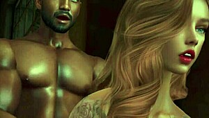 Anime hentai with big black cock monster interracial cartoon