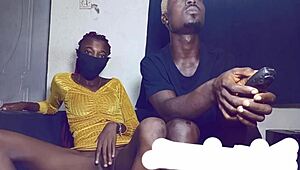 My Step Sister Seduced Me to Suck and Fuck Her While Watching TV