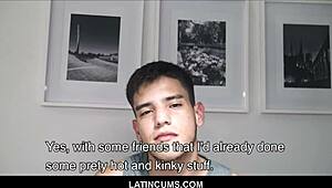 hot young latin boys orgy for cash with blowjobs 😈