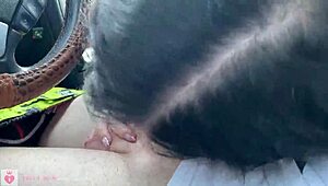 yo, i’m stutterin but this petite 18 year old suckin cock in a porsche is hot.