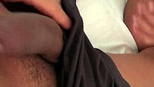 Friend climbs on and sucks dick hard