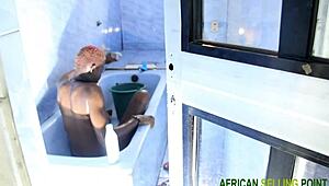 my stepbrother fucks me bent over in the bathroom