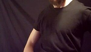 Gay Man Jerking Off His Big Cock!