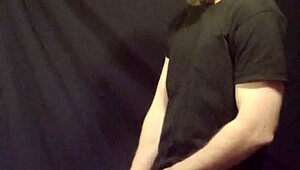 Gay Man Jerking Off His Big Cock!