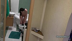 hidden spy cam catches teen upskirt moments at a nudist beach with every detail exposed.