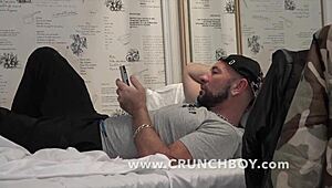 Muscle Bottom Fucked Bareback In Jockstrap