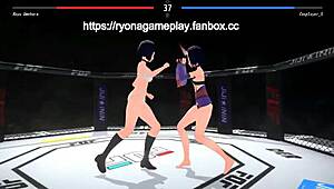 cute ladies having sex in fuck or fight new 2024 ryona hentai game 😈