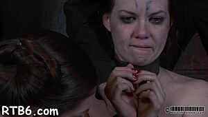 femdom sadomasochism with rough blowjob and fucking 😈