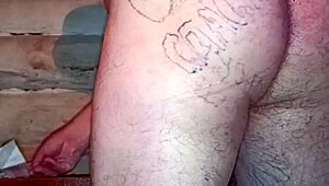 A Gay Man With Painted Lips Shoved A Whole Pack Of Butter Up His Ass!