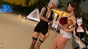 Steps of Debauchery 31: Sexy Babes Heating Up Beach