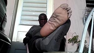 Does this bear master need a slave for his feet?