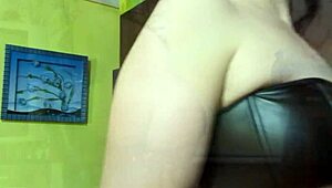 she fucks her hairy pussy with dildo in boots