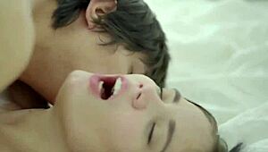 Flawless Tight Nympho Craves Hard Anal in Half-Nude Action