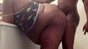 Quickie in the Bathroom Turns Wild Fast