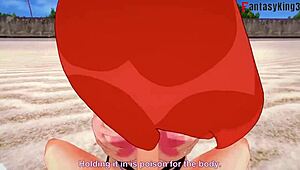 Grown Gwen Tennyson In Bikini Sex On Beach