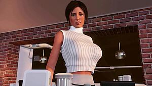 I-I can't believe I'm playing Croft Adventures lust path part two with all these big tits and asses!