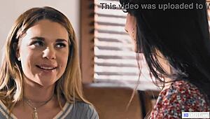 busty lesbian doesnt have to decide between two girlfriends - eliza ibarra gabbie carter and lulu chu