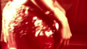 Sexy babe teases with erotic belly dancing alone. Her nude moves arouse in private.