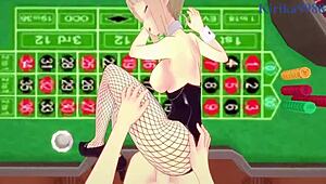 Himiko Toga and Izuku Midoriya in steamy hentai action