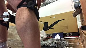 one fat guy gets his ass fucked by a machine in gay hardcore