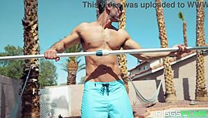 Sarah Jessie & Fit Kitty Fuck The Pool Guy