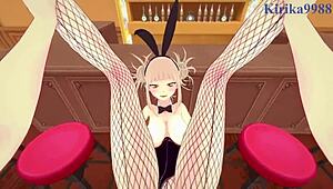 Himiko Toga and Izuku Midoriya in steamy hentai action