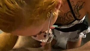 i asked the latina cleaning lady to kneel in the laundry room for some subtle sucking and fucking fun