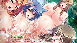 So, I’m playing Monster Girl Breeder Ep5, banging three pregnant anime chicks
