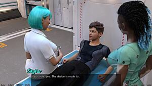 stranded in space 26 - she wants to touch my cock