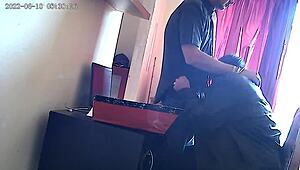 I Watch CCTV As Secretary Sucks Boss's Cock At Work