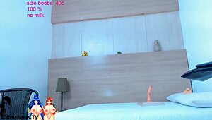 blonde chubby girl with big breasts on cam