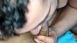 Skinny black twink gives head to his friend’s boyfriend again.