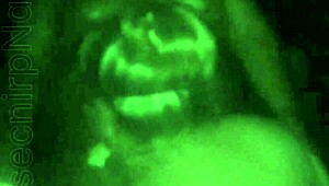 Blonde Co-Worker Celebrates 4th of July Outdoors