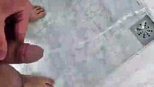 Cute Twink Pissing Deliciously In Homemade Shower