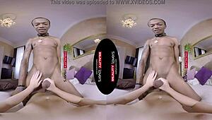 realitylovers black on blonde vr with blowjob and doggystyle