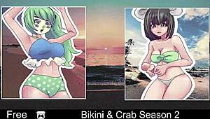 bikini and crab adventures in season 2