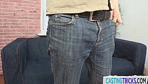 Eurobabe In Casting Interview Gets Banged And Cumsprayed In POV Sex Tape.