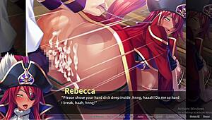 Pirate-Booty And The Bukkake Buccaneer Rebecca H Scene 1