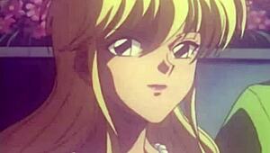 hentai lesbians scissor in intense scene