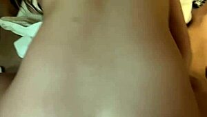 In this pov story, pawg teen bailey morning rides a monster cock in intense sex