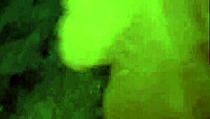 Street girl pushing items up her pussy while on the run