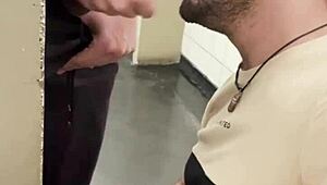 I Suck the Bricklayer's Cock Outdoors Until He Cums